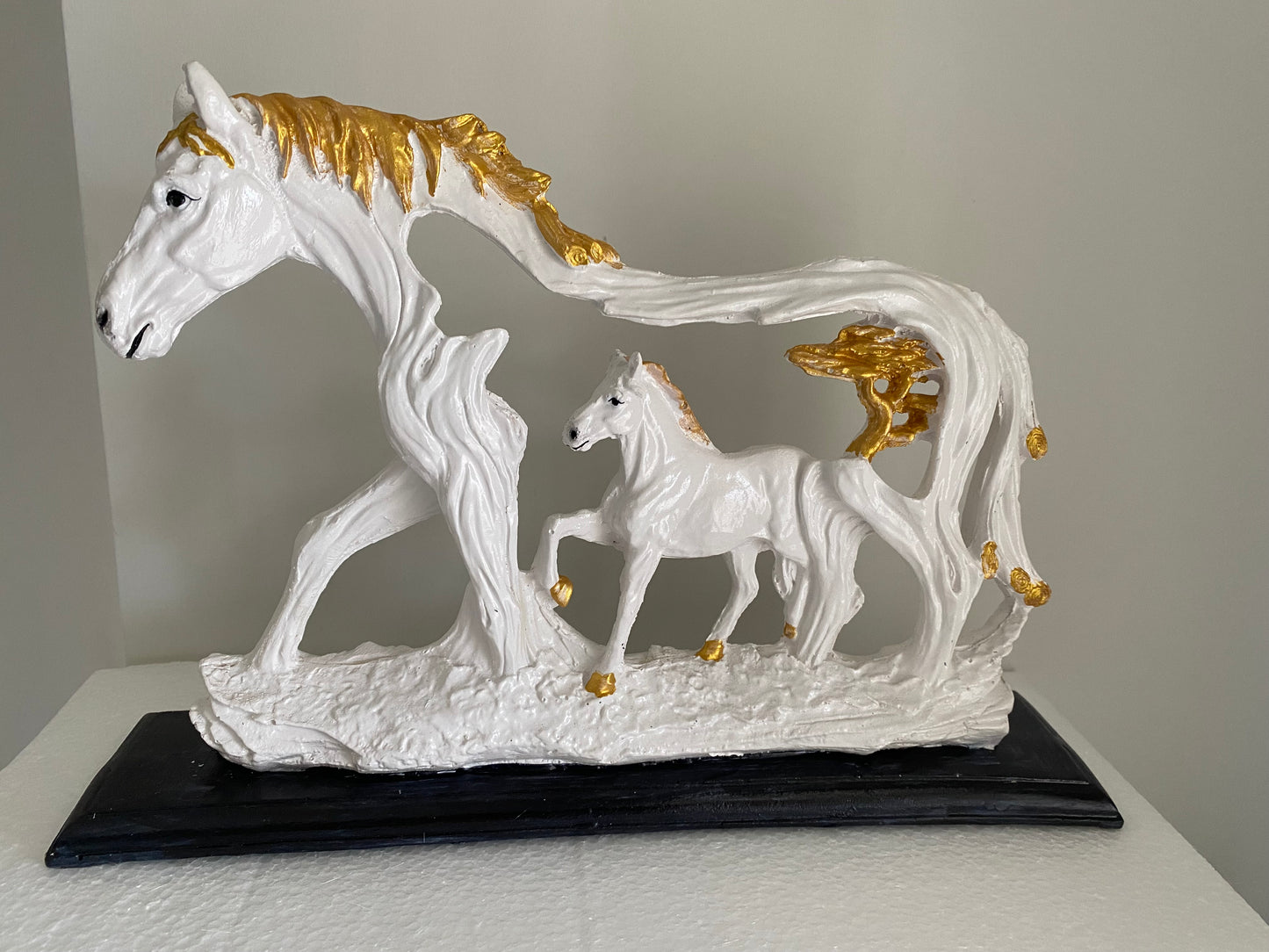 Horse sculptures