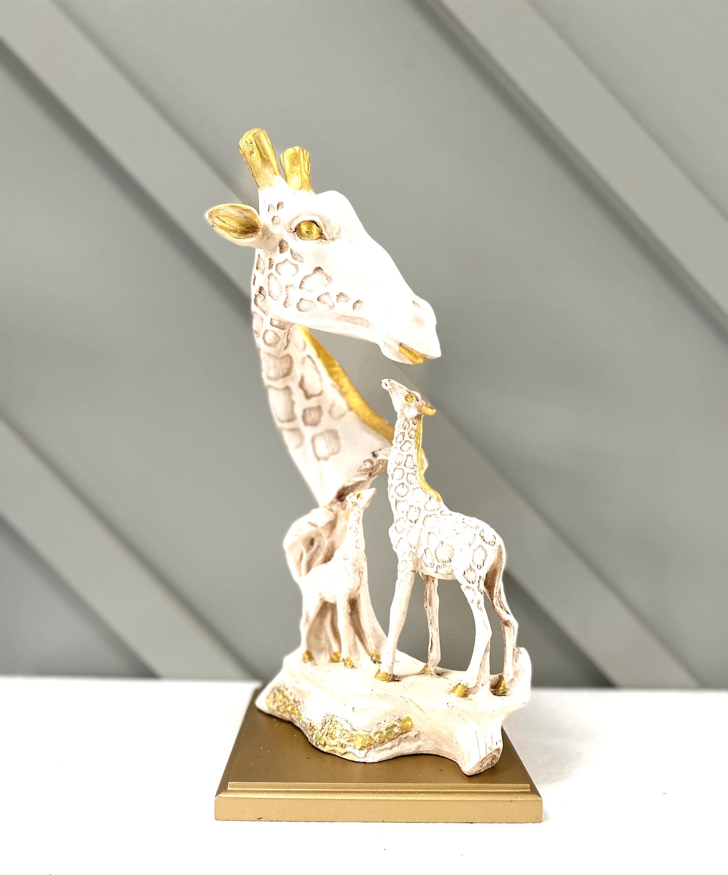 Giraffe Family sculptures