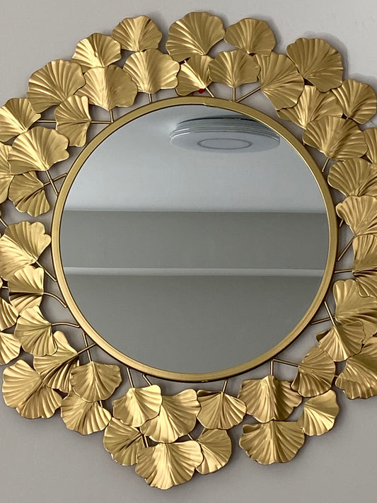 Golden Wall Mirror